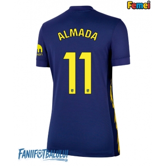 Atletico Madrid Thiago Almada #11 Tricou Fotbal Replică 2025-26 Femei Deplasare